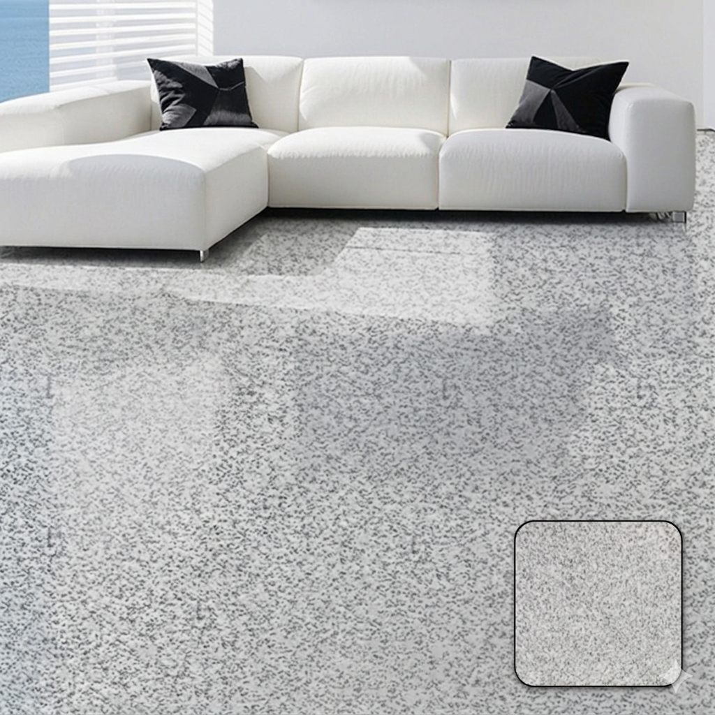 High-Gloss Marble-Effect Epoxy Floor Coating for Concrete & Tile, Waterproof Protective Finish 19 oz | Lonoma