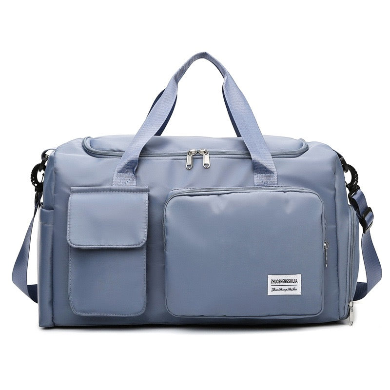 Sports Duffle Weekend Bag with Separate Shoe Compartment — Multi-Pocket Travel Holdall for Gym & Leisure | Koossa