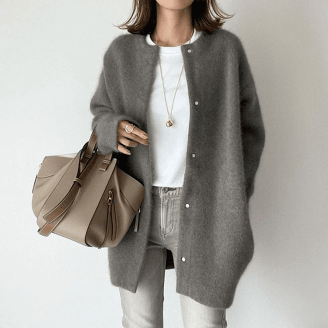 Women's Classic V-Neck Knitted Vest — Elegant Sleeveless Layering Piece for Office & Weekend Wear | Koossa