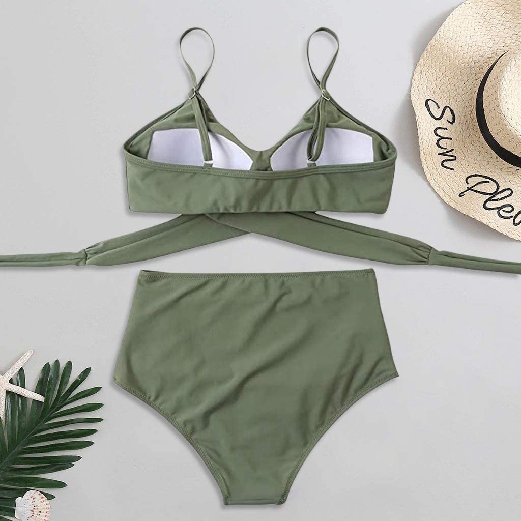 Women's High-Waisted Bikini Set — Flattering Two-Piece Swimwear for Summer Holidays & Beach Days | Koossa