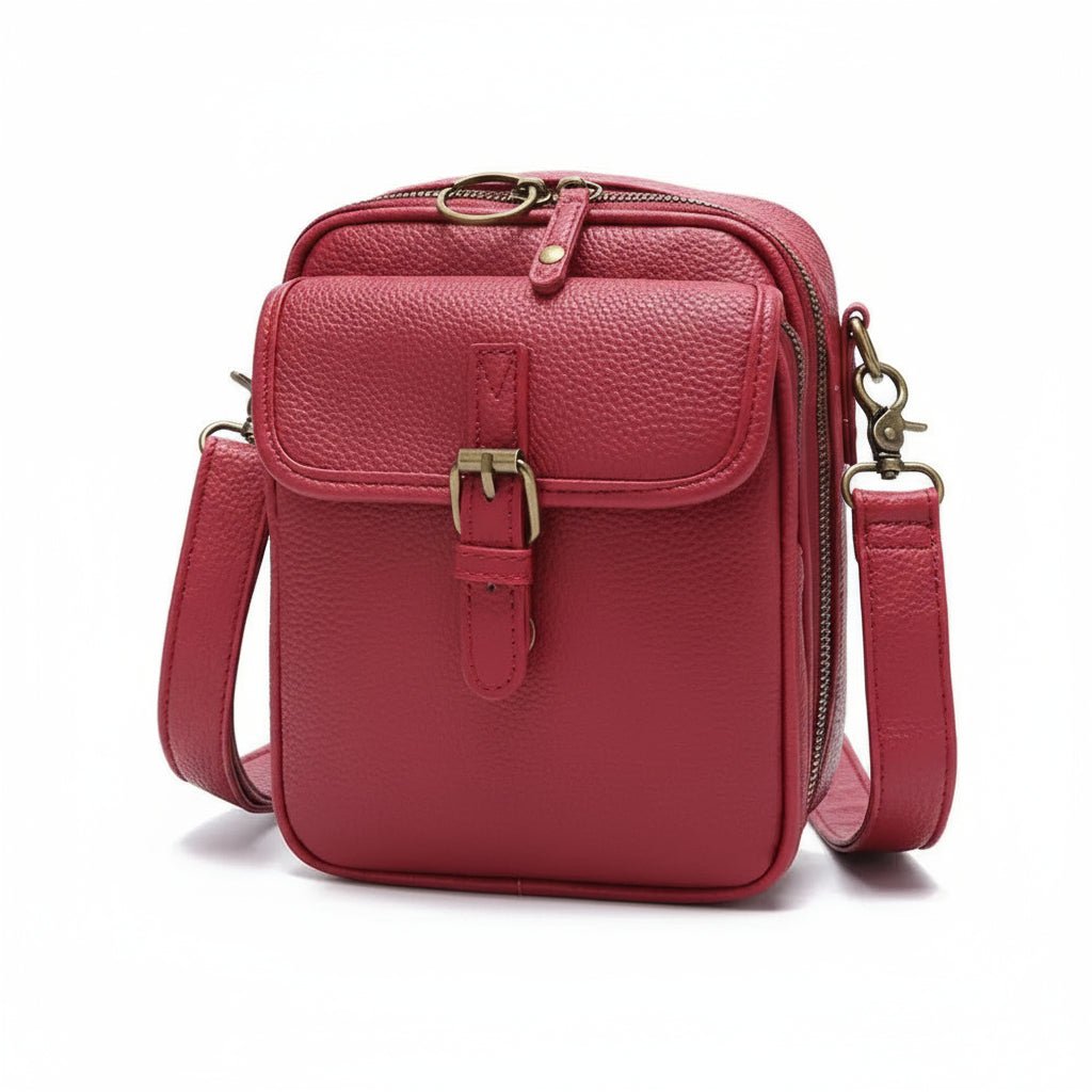 Square Crossbody Purse with Anti-Theft Zippers – Adjustable Strap Shoulder Bag for Women | Lonoma