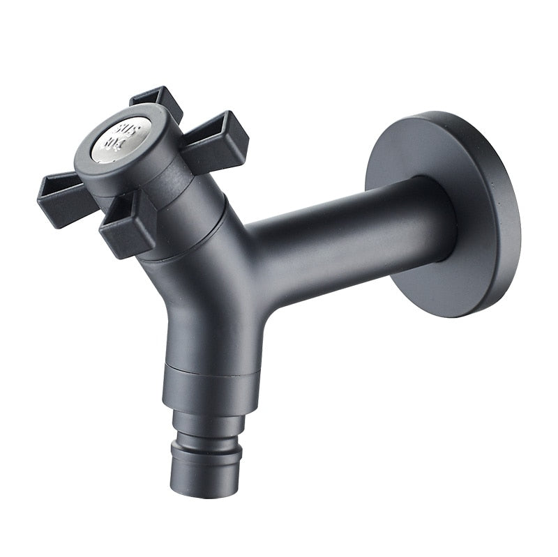 Wall-Mount Outdoor Faucet with Brass Valve Core – Cold Water Spigot for Garden, Patio & Yard | Lonoma