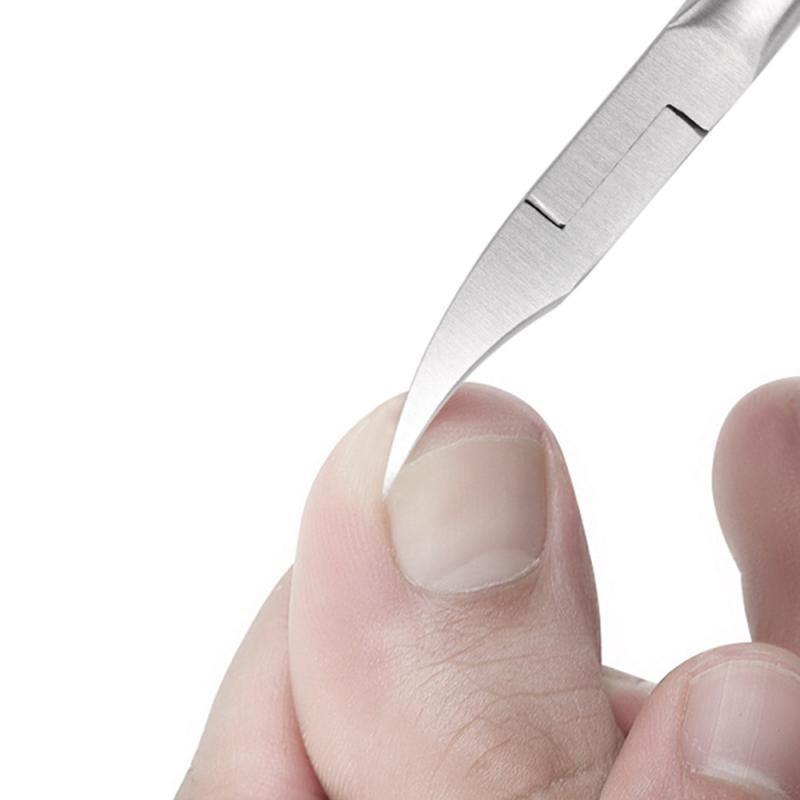 Ciseaux à ongles d'orteils en acier inoxydable lames courbes grip antidérapant pédicure professionnelle | Koossa