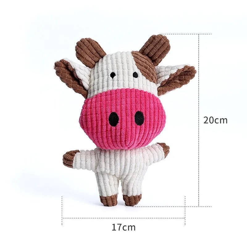 Interactive Plush Animal Toy for Dogs — Durable Bite-Resistant Pet Toy for Play & Fetch | Koossa