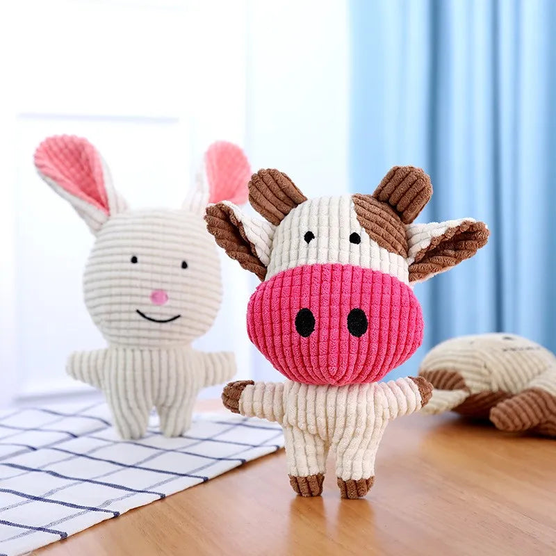 Interactive Plush Animal Toy for Dogs — Durable Bite-Resistant Pet Toy for Play & Fetch | Koossa