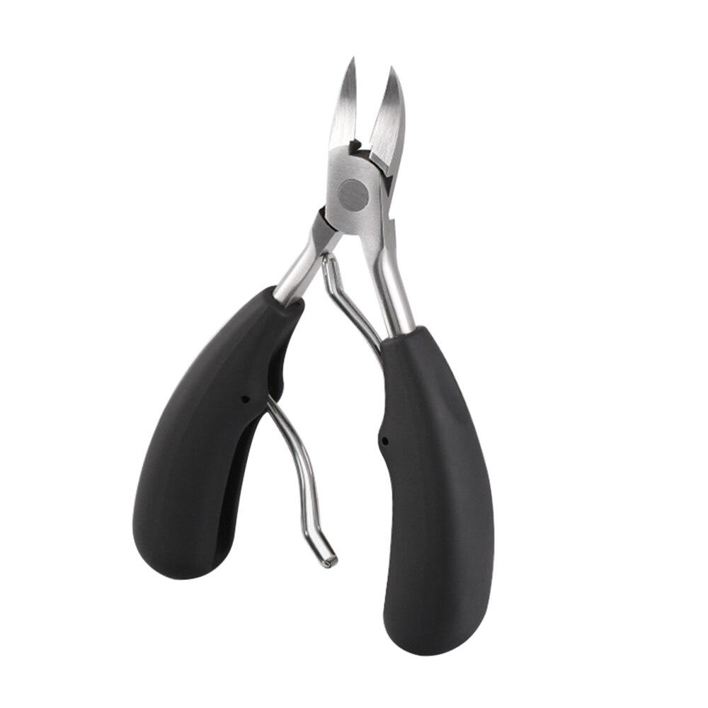 Ciseaux à ongles d'orteils en acier inoxydable lames courbes grip antidérapant pédicure professionnelle | Koossa