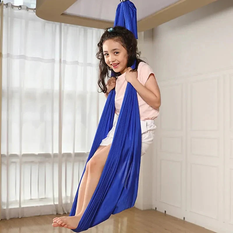 Hamac Suspendu Enfant Coton Bio – Cocon Thérapeutique Éveil Moteur Équilibre Sensoriel Détente Confort | Koossa