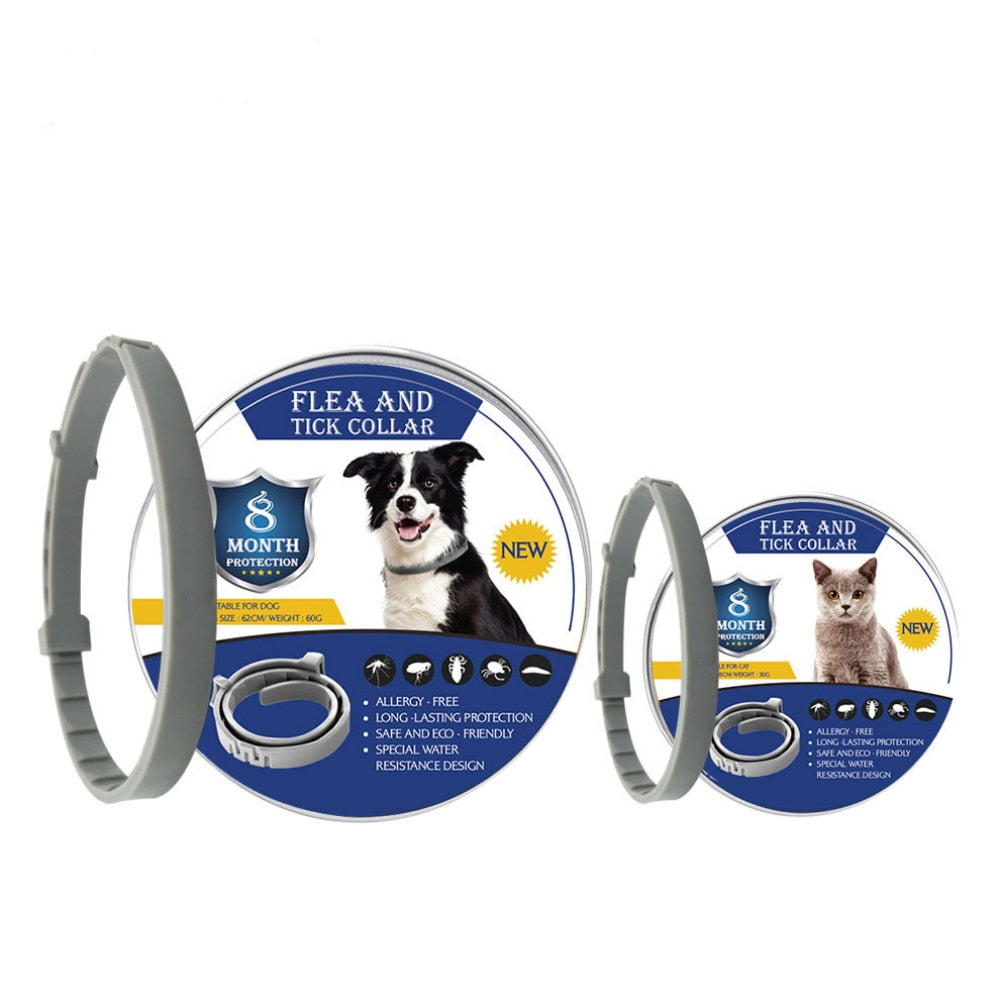 Collier Antiparasitaire Naturel pour Chiens et Chats – Protection 8 Mois – Réglable – Sans Produit Chimique | Koossa