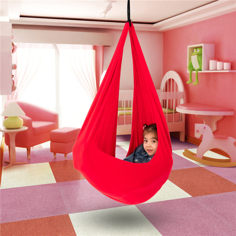 Hamac Suspendu Enfant Coton Bio – Cocon Thérapeutique Éveil Moteur Équilibre Sensoriel Détente Confort | Koossa