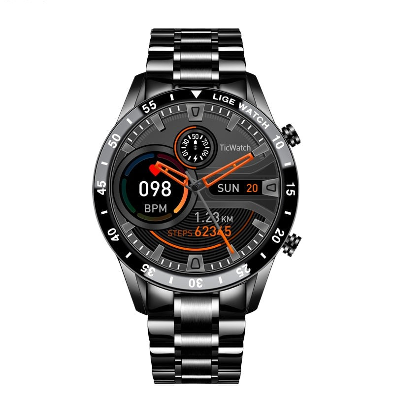 Deluxe Smartwatch with Bluetooth Calling — Multi-Functional Health Tracker & Stylish Accessory for Active Lifestyles | Koossa