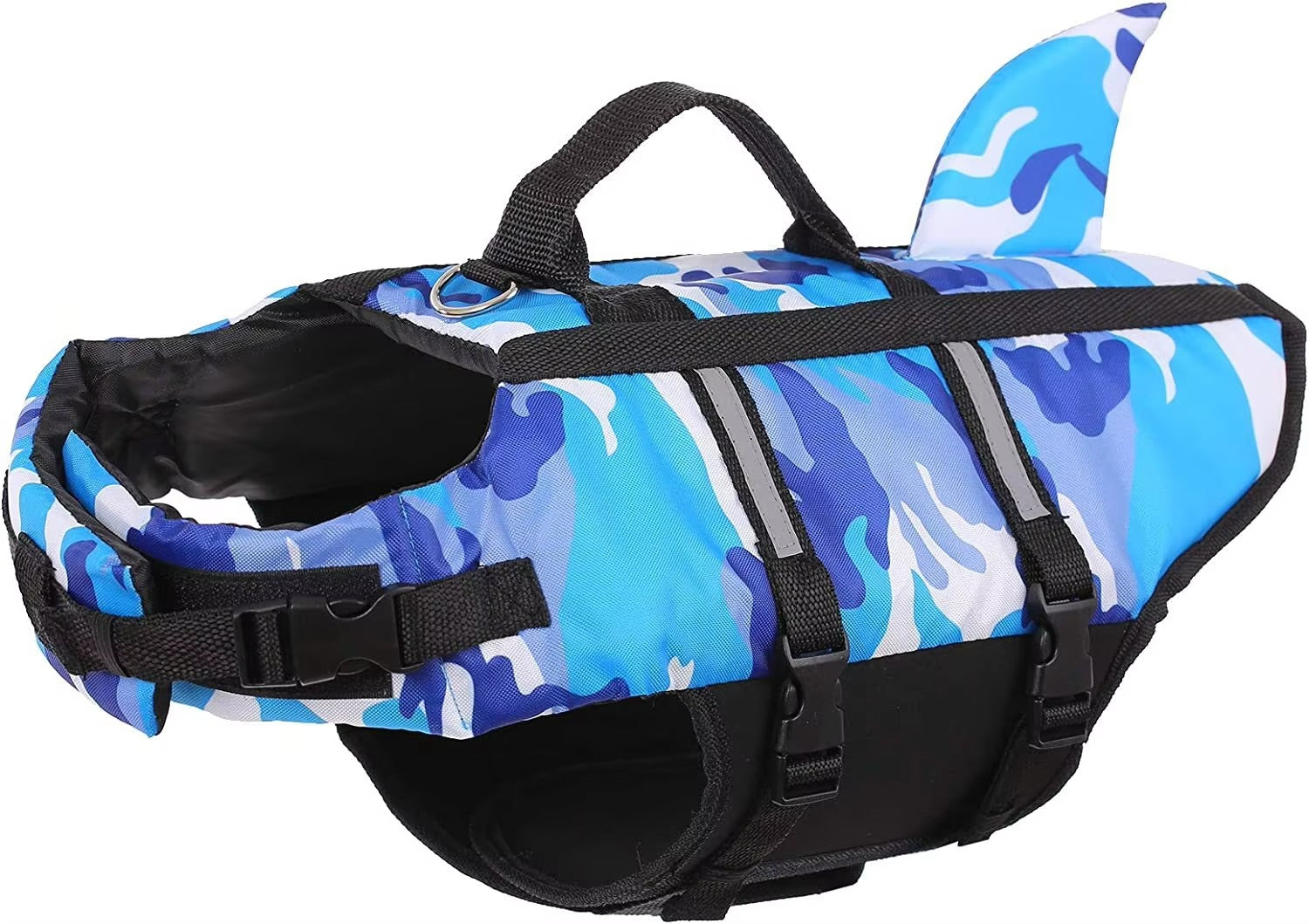 Dog Life Jacket Ripstop 600D Dachshund Swim Vest Adjustable Quick-Release Reflective Camouflage Flotation Aid Small Dog Water Safety | Koossa