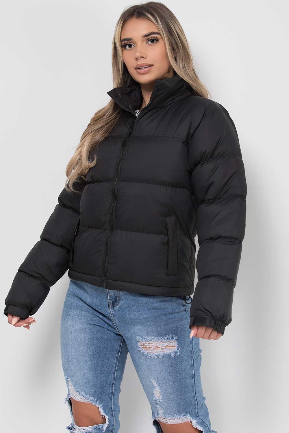 Women's Insulated Long Puffer Coat with Hood – Adjustable Drawstring, Hip-Length Coverage, Secure Zipper Pockets – Winter Warmth for | Lonoma