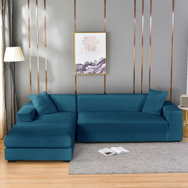 Stretch Velvet Sofa Slipcover, Universal Fit Couch Cover for Living Room, Armchair, Loveseat & 3-Seater Furniture Protector | Lonoma