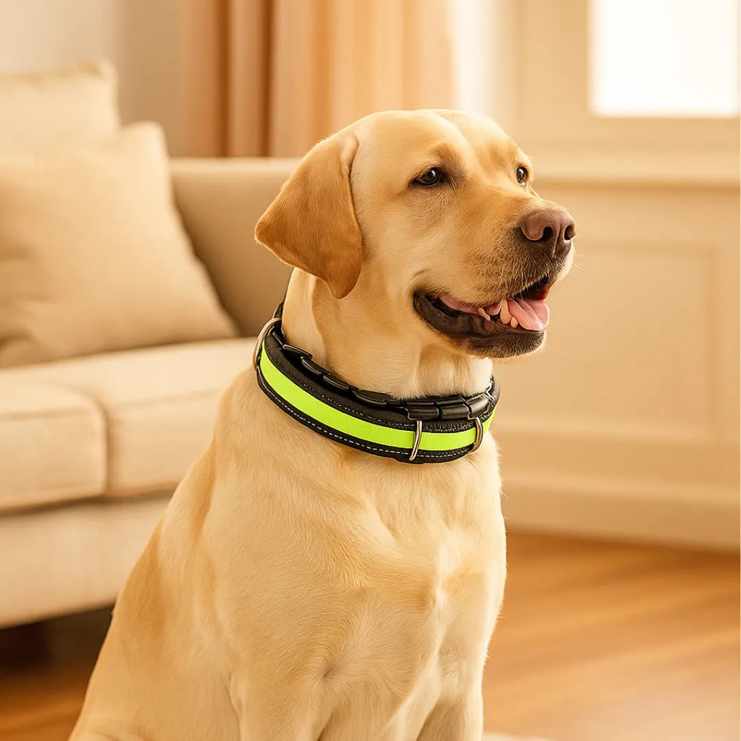 Dog Training Collar Prong Pinch Chain Adjustable Stainless Steel No-Pull Quick Release Reflective Small Medium Large XL | Koossa
