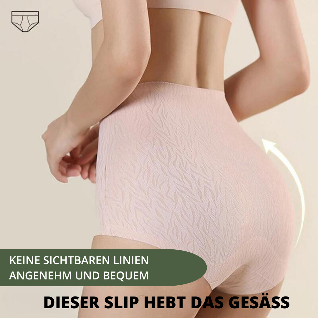 Women's High-Waisted Smoothing Brief with Bottom-Enhancing Contouring — Invisible Shapewear for Everyday Comfort | Koossa