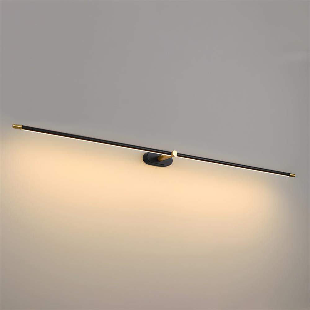 Rechargeable LED Picture Light 27 Inch Gold, Battery Operated Cordless Art Display Sconce, Dimmable Accent Lighting for Hallway Bedroom | Lonoma
