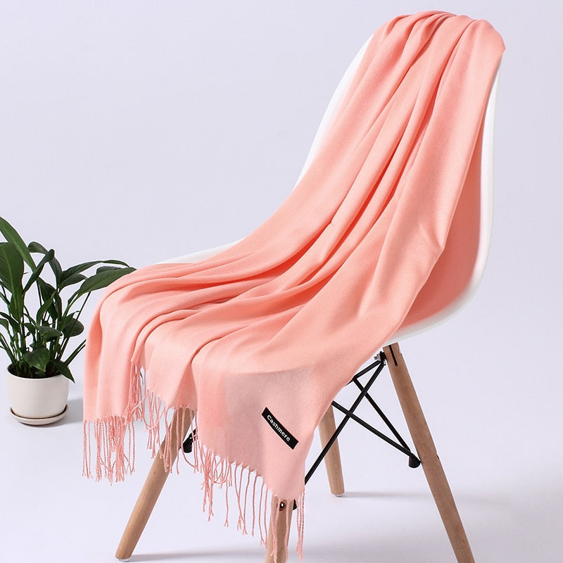 Women's Winter Scarf Soft Polyester Wrap Shawl Neck Warmer for Cold Weather Versatile Accessory for Daily Wear Office Outings | Lonoma