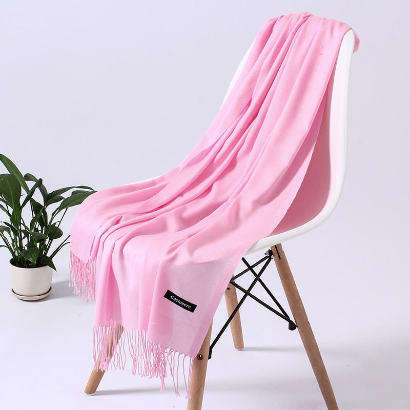 Women's Winter Scarf Soft Polyester Wrap Shawl Neck Warmer for Cold Weather Versatile Accessory for Daily Wear Office Outings | Lonoma