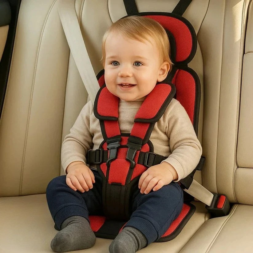 Portable Child Travel Safety Harness Seat, 5-Point Foldable Design for Taxis, Rental Cars & Everyday Outings, Toddlers & Kids | Lonoma