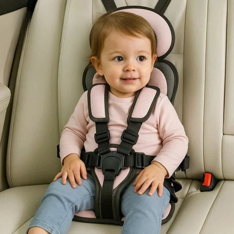 Portable Child Travel Safety Harness Seat, 5-Point Foldable Design for Taxis, Rental Cars & Everyday Outings, Toddlers & Kids | Lonoma