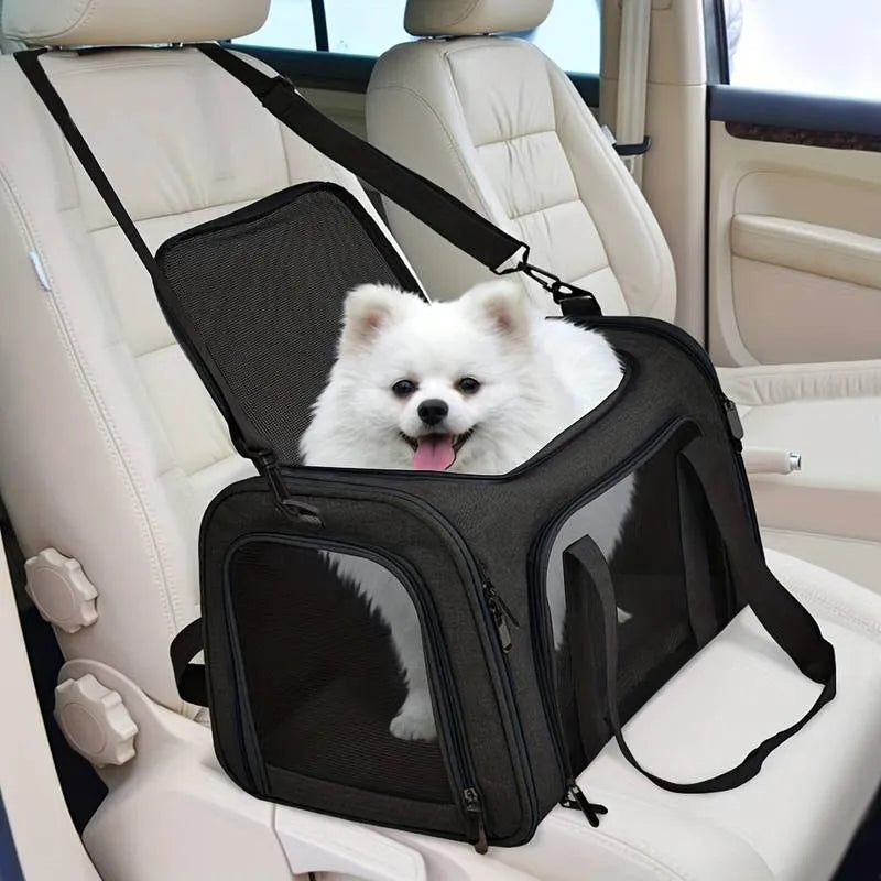 Pet Carrier Bag Airline Approved Small Medium Dog Cat Travel Soft-Sided Ventilated Shoulder Strap Portable | Koossa