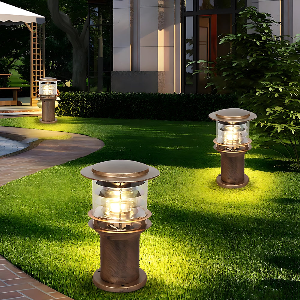Borne extérieure aluminium éclairage allée jardin IP65 anthracite bronze moderne terrasse villa design intemporel | Koossa
