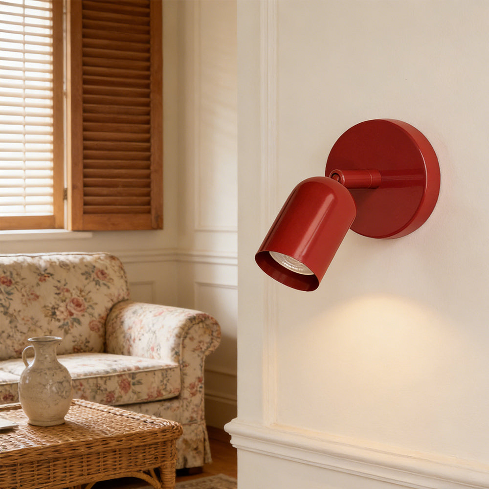 Matte Metal LED Wall Sconce, Adjustable Color Temperature Bedside Reading Light for Bedroom, Hallway, Staircase & Entryway | Lonoma