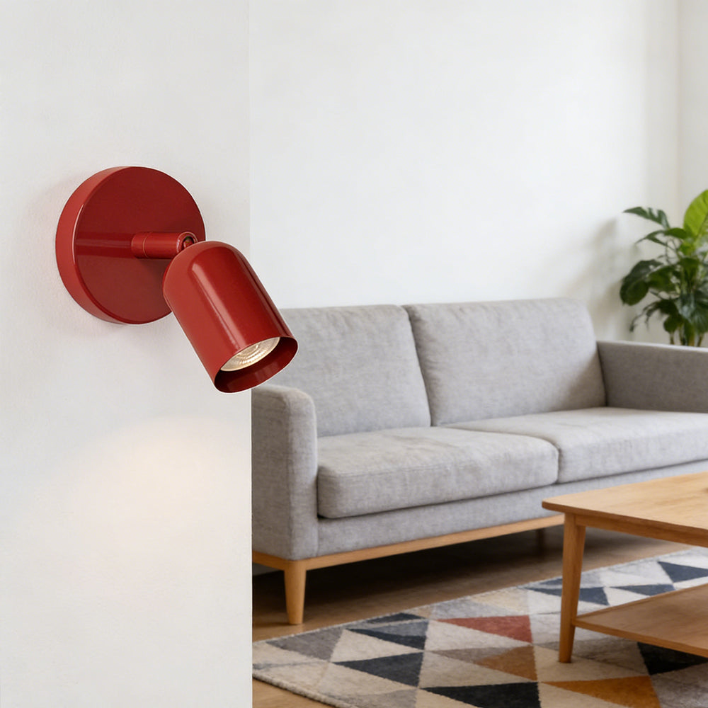 Matte Metal LED Wall Sconce, Adjustable Color Temperature Bedside Reading Light for Bedroom, Hallway, Staircase & Entryway | Lonoma