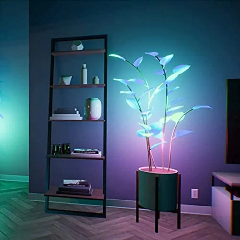Plante artificielle lumineuse LED 100 cm à 500 modes connectés contrôle application mobile décoration intérieur | Koossa
