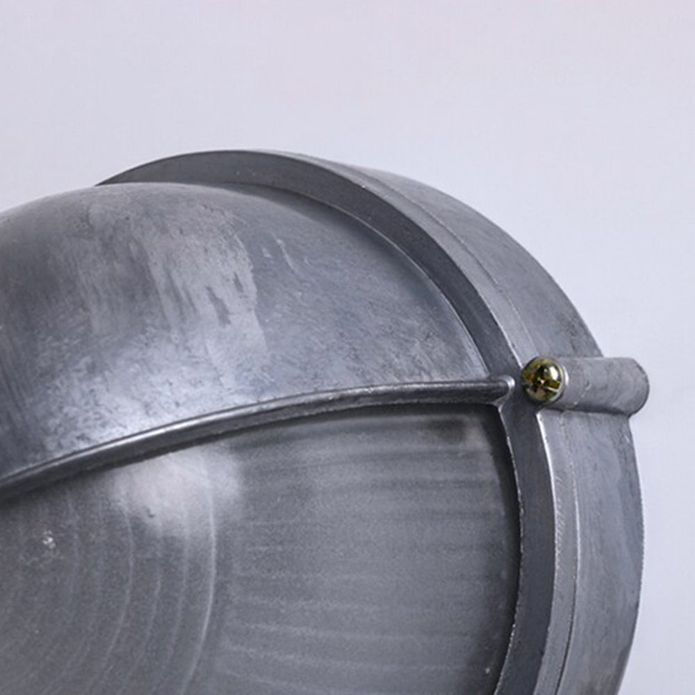 Weather-Resistant Exterior Sconce with Glass Shade for Patio, Porch & Entryway | Hardwired LED Light Fixture | Metal Construction | Lonoma