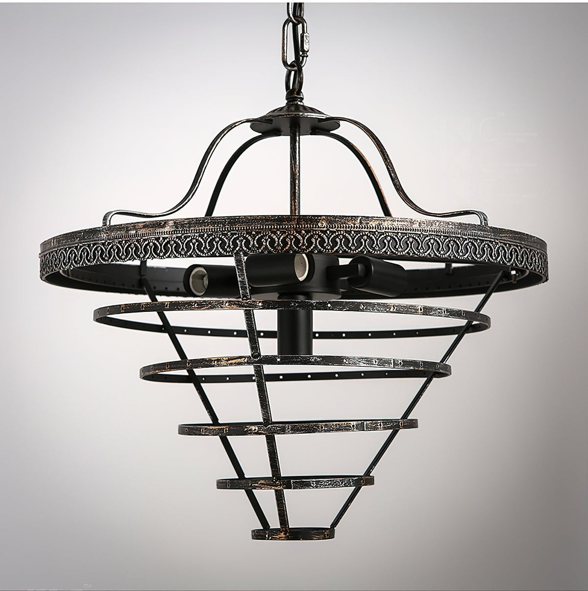 Crystal Drop Chandelier Antique Bronze Finish Multi Light Pendant Dining Room Living Room Foyer Statement Lighting Adjustable Chain | Lonoma
