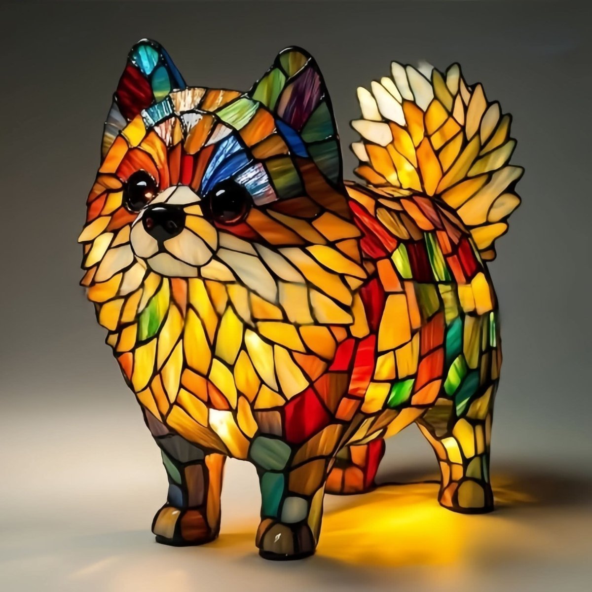 Dog Breed LED Night Light, 6 in USB Powered Warm White Sculpture Lamp for Bedroom Nightstand, Desk, Shelf, Puppy Decor Gift | Lonoma