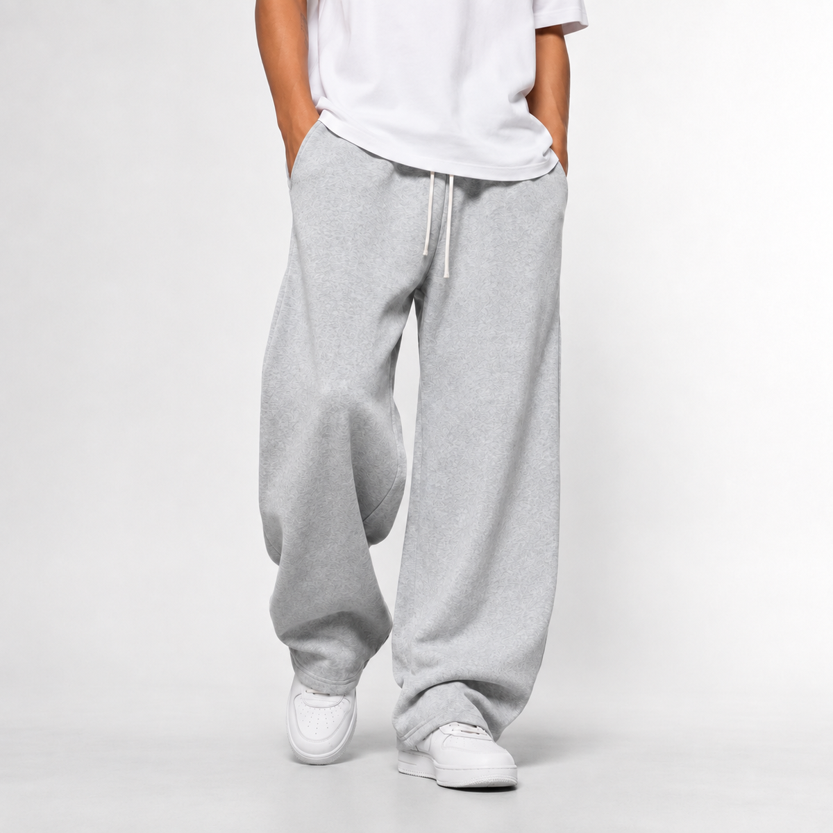 Men's Loose-Fit Joggers with Drawstring Waist and Side Pockets, Relaxed Straight-Leg Sweatpants for Gym, Running, Lounging & Travel | Lonoma