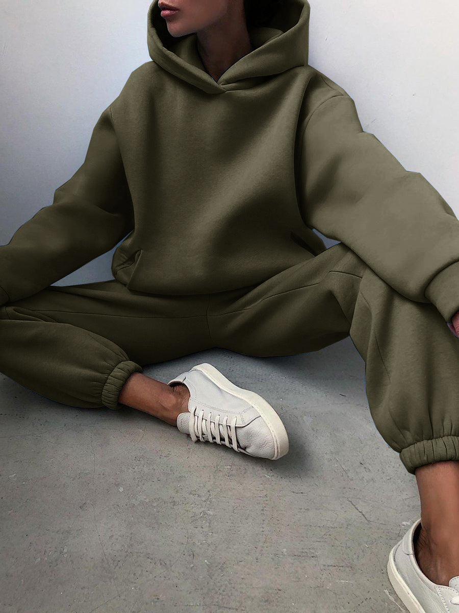 Women's Two-Piece Tracksuit Set with Zip Jacket and Elasticated Joggers — Casual Loungewear for Everyday Comfort | Koossa