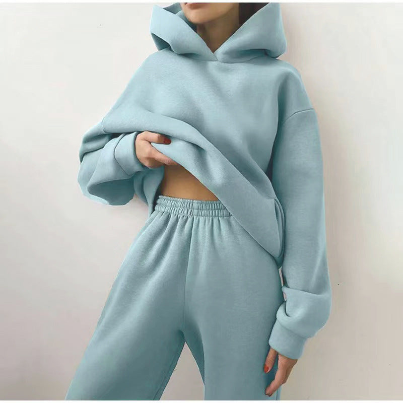 Women's Two-Piece Tracksuit Set with Zip Jacket and Elasticated Joggers — Casual Loungewear for Everyday Comfort | Koossa