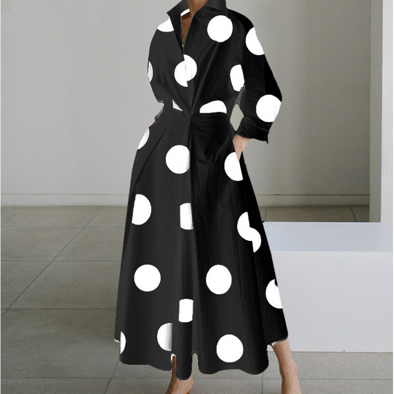Women's Wrap Front Collared Maxi Dress in 14 Prints and Colours for Special Occasions and Everyday Elegance | Koossa