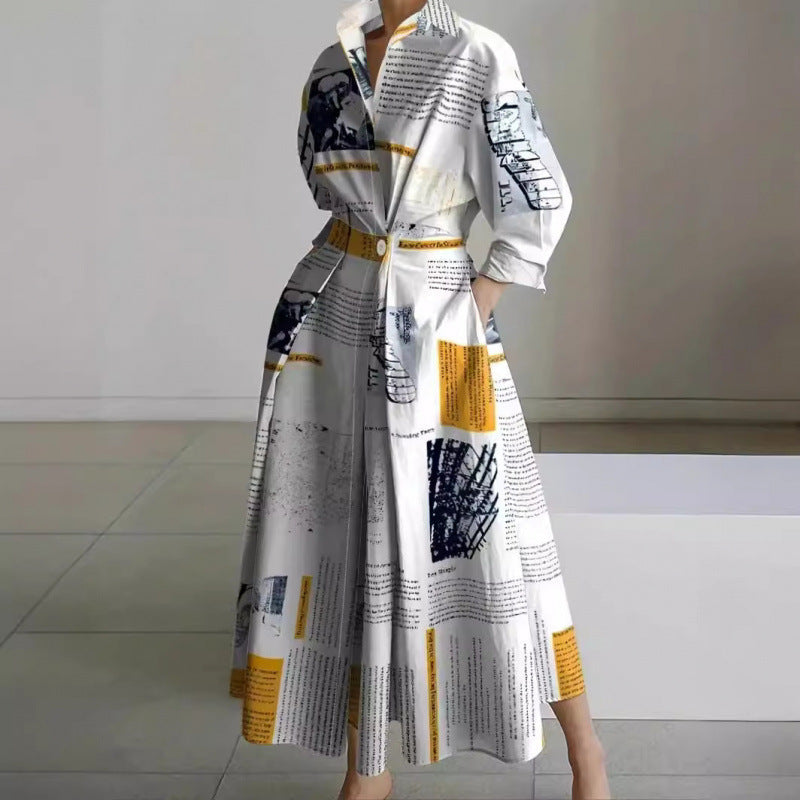 Women's Wrap Front Collared Maxi Dress in 14 Prints and Colours for Special Occasions and Everyday Elegance | Koossa
