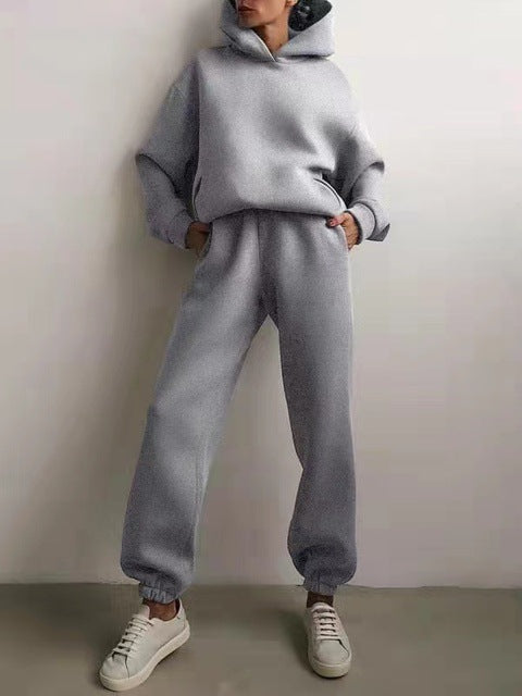 Women's Two-Piece Tracksuit Set with Zip Jacket and Elasticated Joggers — Casual Loungewear for Everyday Comfort | Koossa