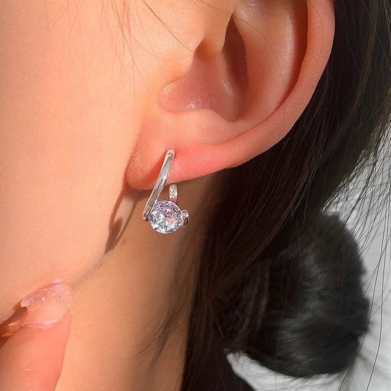 Women's Germanium Stud Earrings — Elegant Everyday Earrings for Wellbeing & Natural Beauty | Koossa