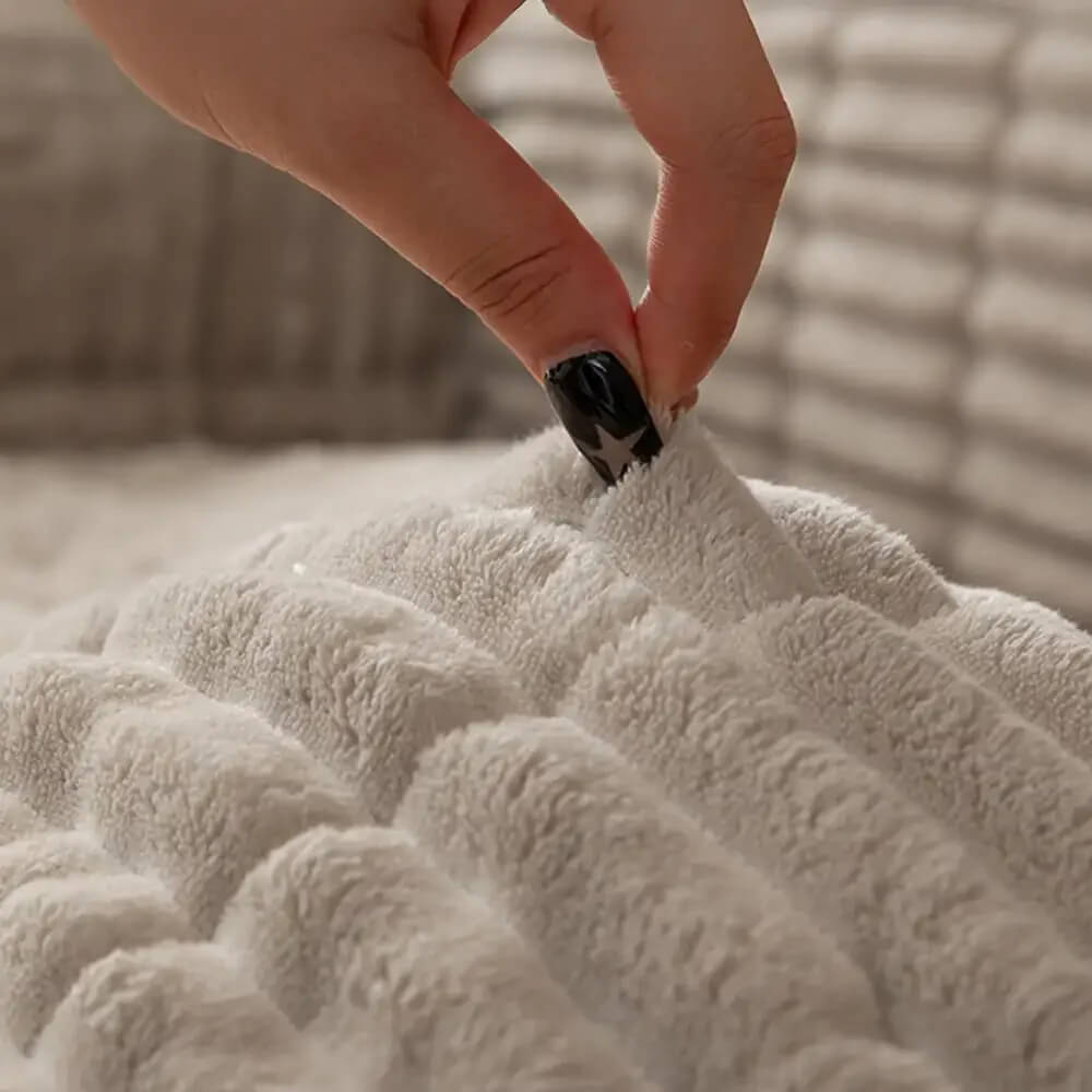 Sofa Cover Flannel Quilted Non-Slip One-Piece Pet Protection Washable Recliner Loveseat Large Sofa Couch Pad | Koossa
