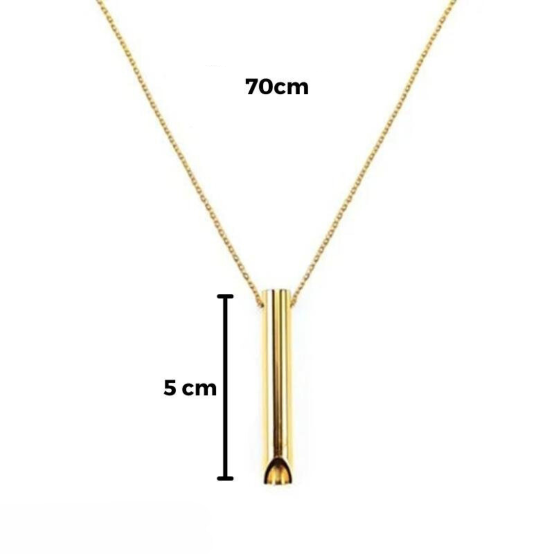 Breathing Necklace for Quitting Smoking – Nicotine-Free Mindful Breathing Tool for Stress Relief and Smoke Cessation Support | Lonoma