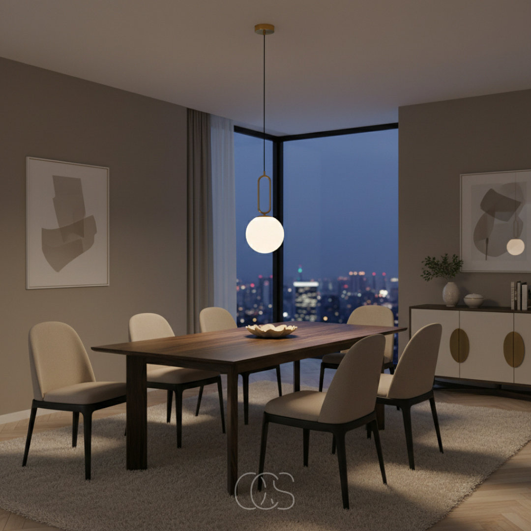 Suspension sphérique en verre à finition dorée pour ambiance chaleureuse et éclairage d'accent élégant | Koossa