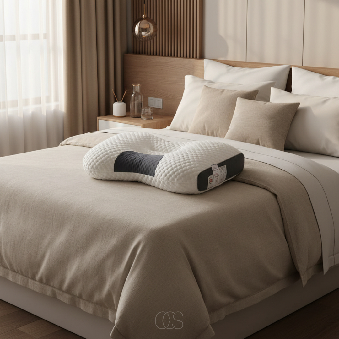 Oreiller ergonomique à mémoire de forme pour soutien cervical optimal, sommeil réparateur et confort durable | Koossa