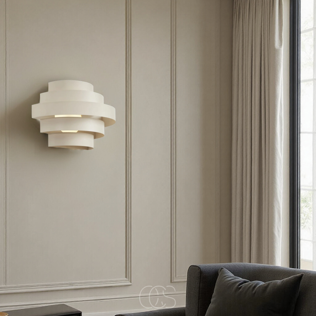 Applique murale LED à intensité réglable en 3 niveaux blanc chaud éclairage bidirectionnel pour salon | Koossa