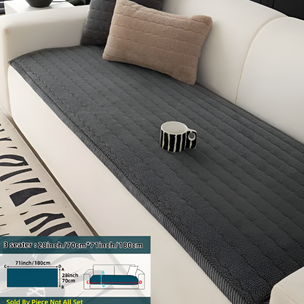 Protection de Canapé Antidérapante pour Animaux Lavable Polyester 70 × 150 à 240 cm Confort Quotidien | Koossa