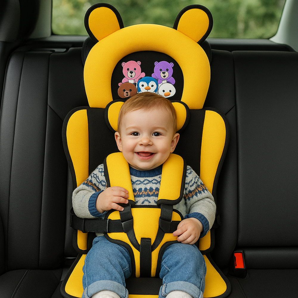 Siège d'Appoint Pliable avec Harnais de Sécurité pour Bébé et Tout-Petit Nomade Léger Polyvalent Pratique | Koossa