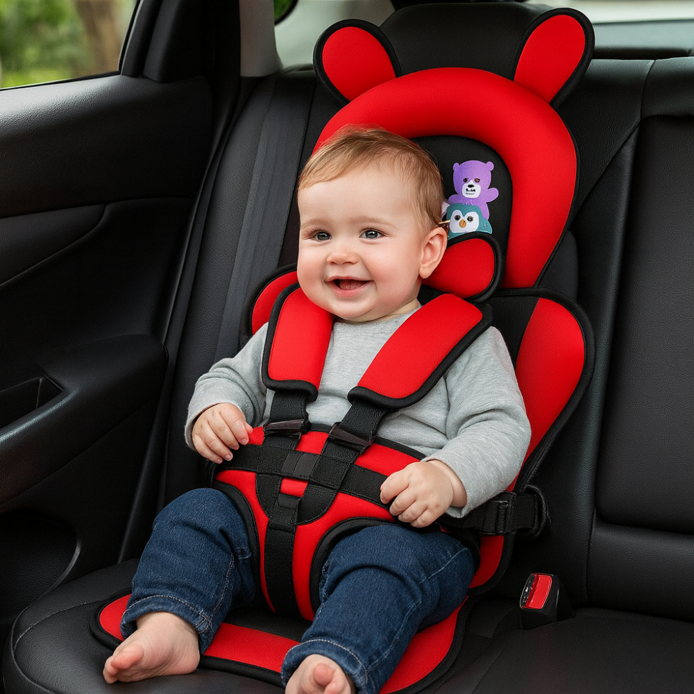 Siège d'Appoint Pliable avec Harnais de Sécurité pour Bébé et Tout-Petit Nomade Léger Polyvalent Pratique | Koossa
