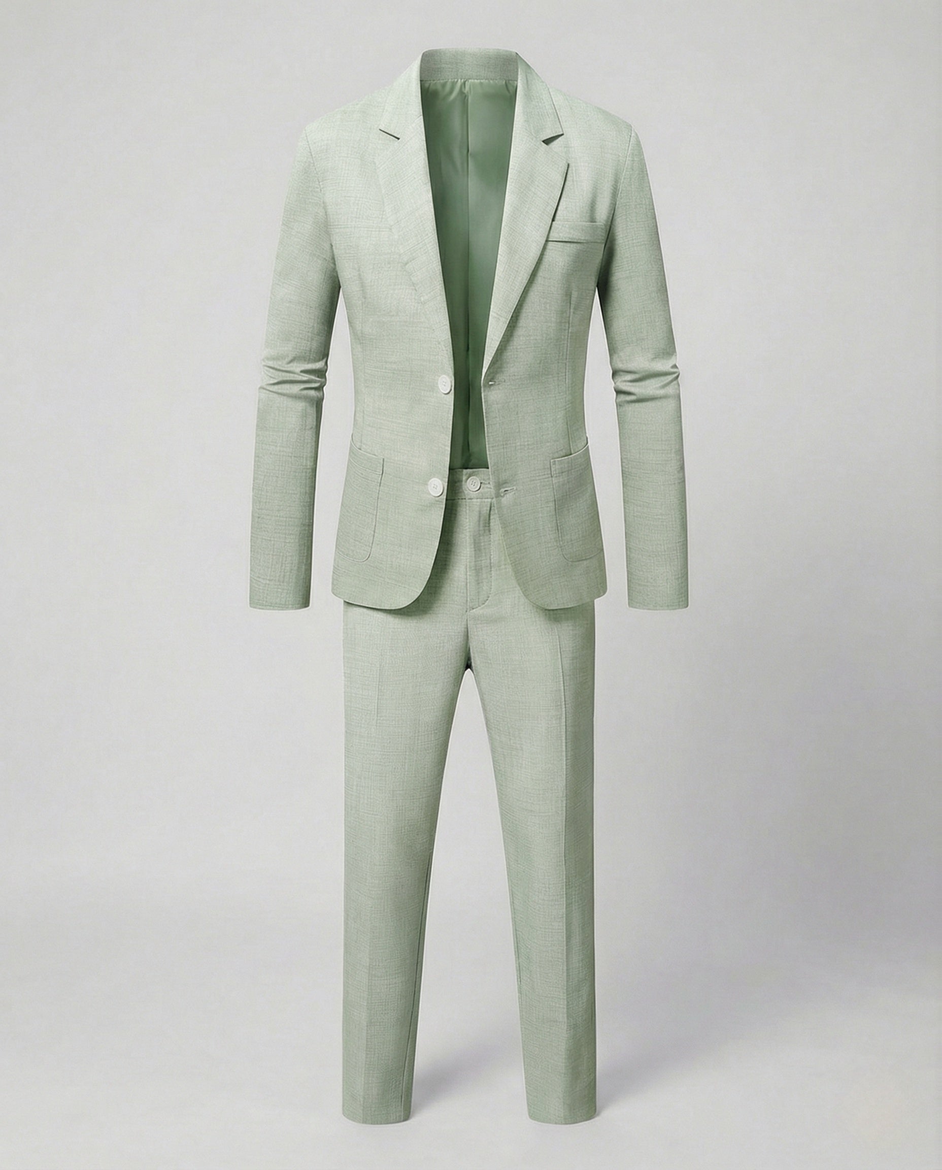 Men's Tailored Two-Piece Suit — Slim-Fit Jacket and Tapered Trousers for Business and Formal Occasions | Koossa
