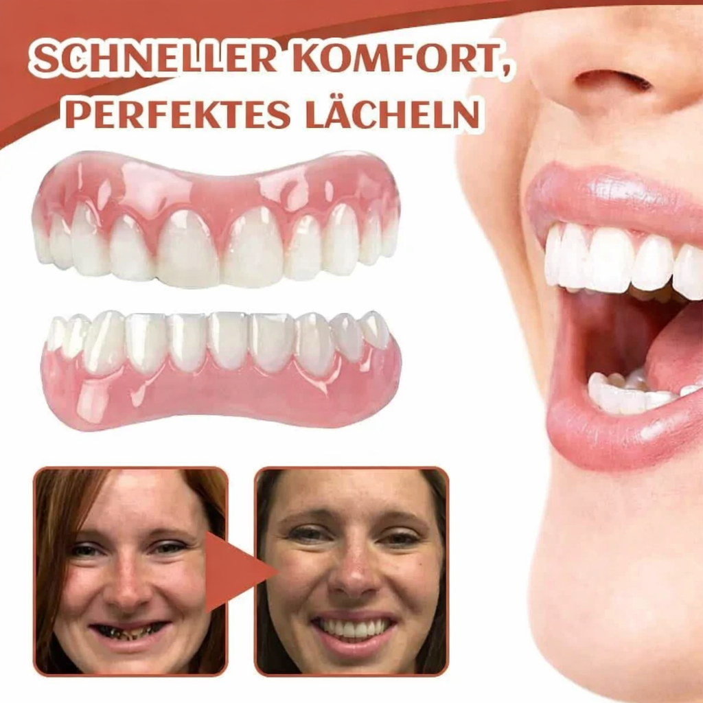Denture Cushion Pads, Soft Silicone Non-Slip Liners for Upper & Lower Dentures, Clear Pink, Moldable Comfort Grip for Home Use | Lonoma