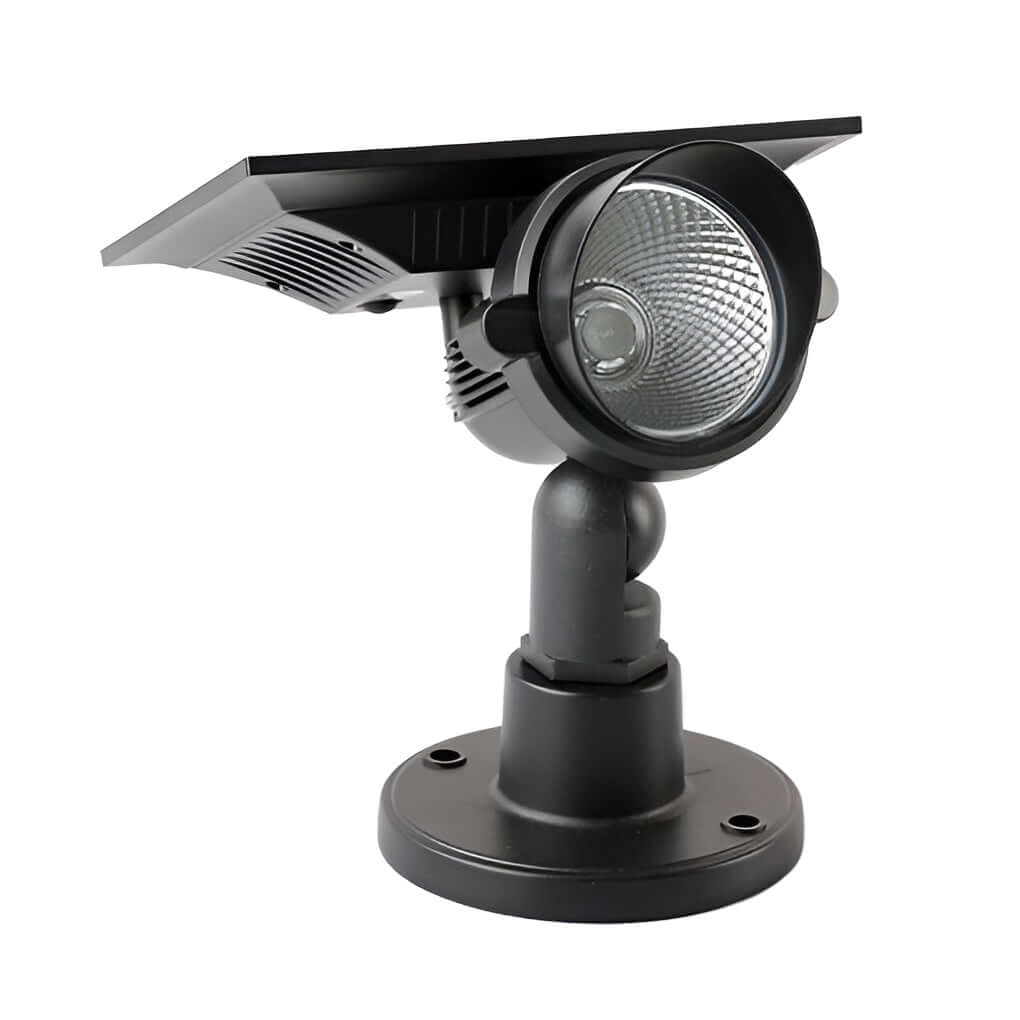 Solar Garden Spotlight, Adjustable Head Outdoor LED Landscape Light, Aluminum Pathway Light, Warm White & RGB Yard Lighting | Lonoma